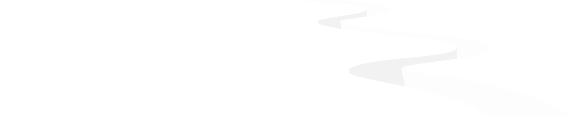 Abstract white flowing ribbon wave on a black background.