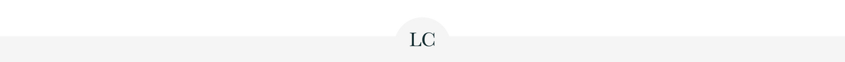 Minimalist logo featuring the letters LC in a serif font on a light background.